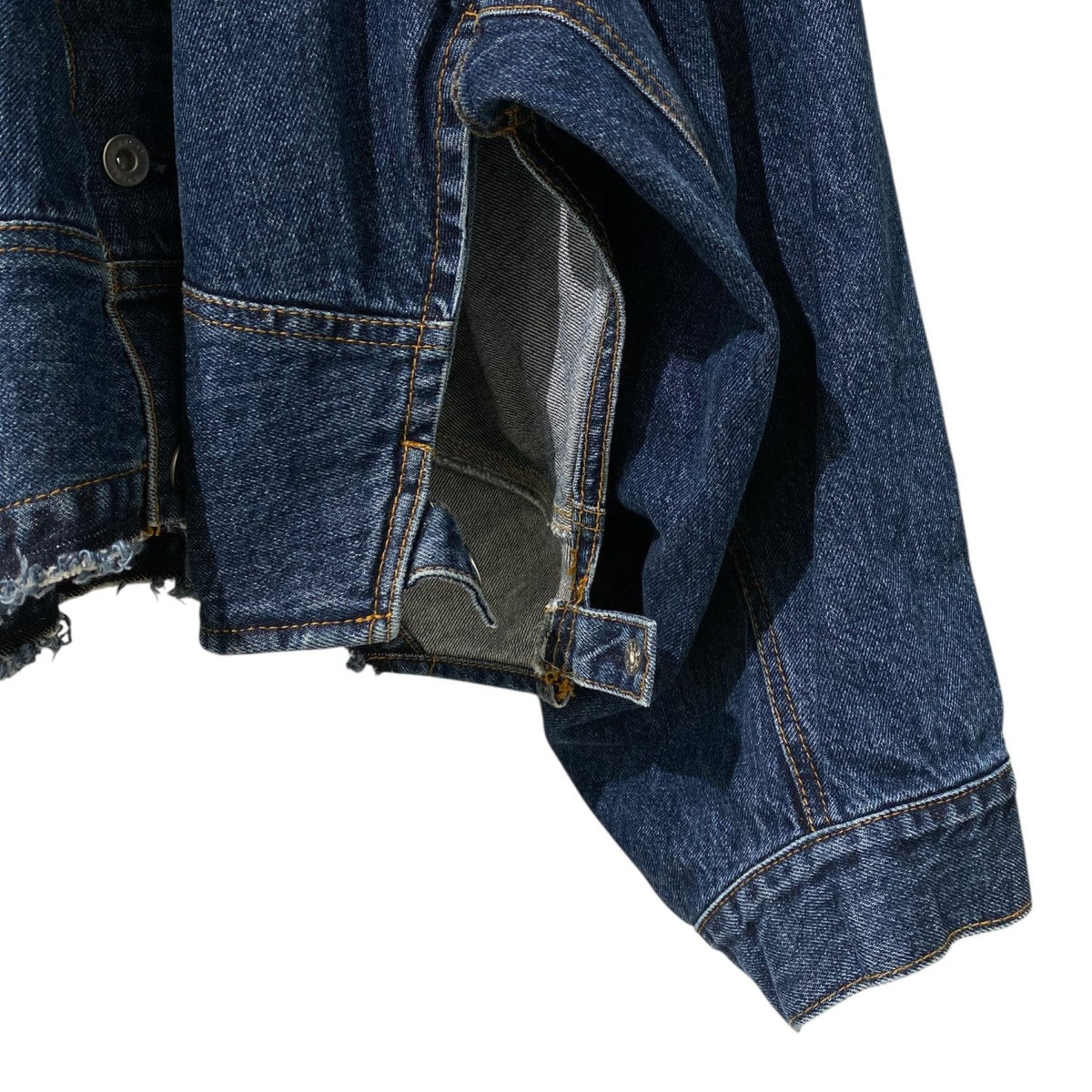 sacai(サカイ) 24SSDenim Blouson-Indigo USED加工デニムジャケット24