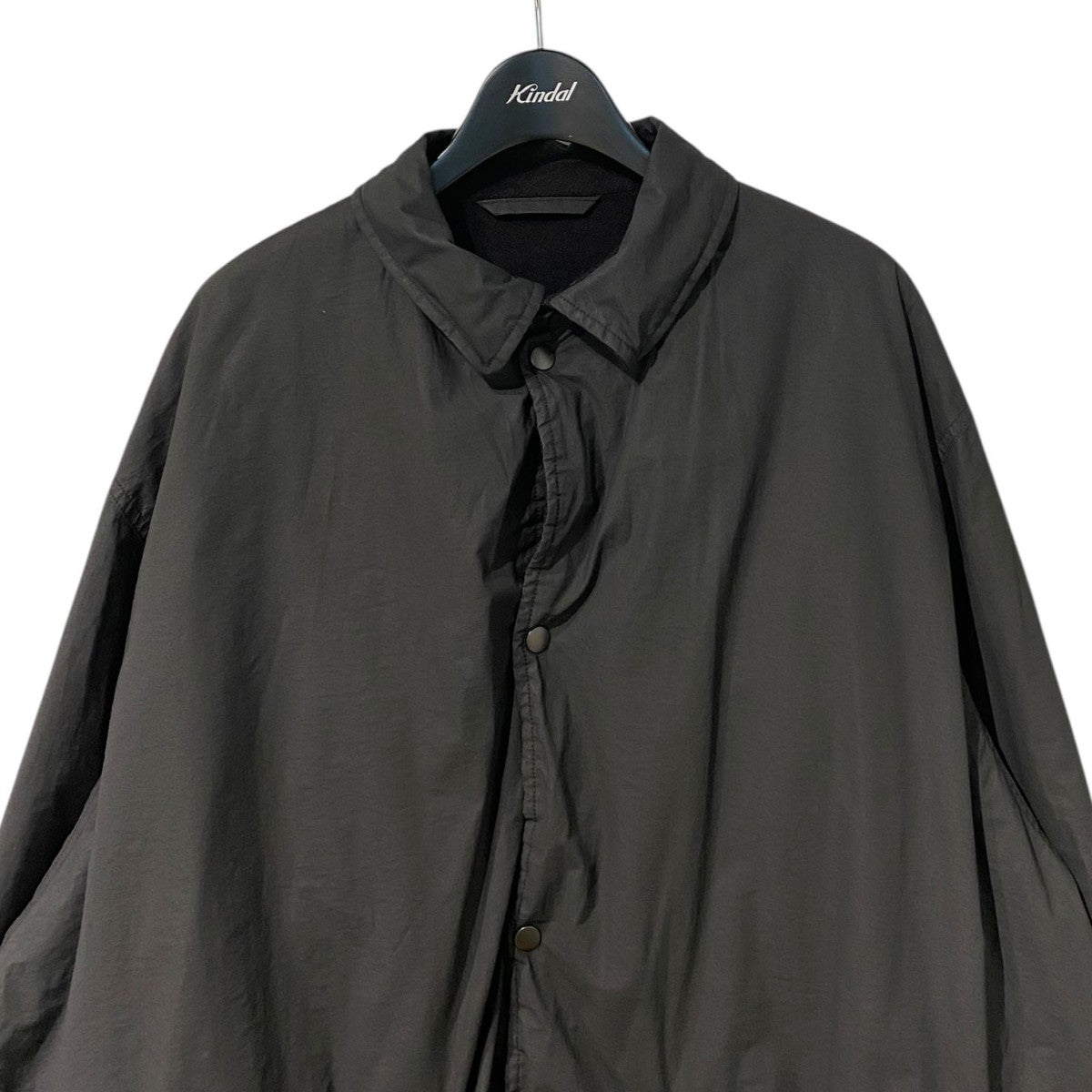 COMOLI(コモリ) 24AWコットンナイロン コーチジャケット ブラック