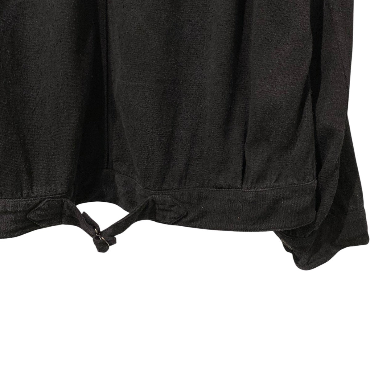 COMOLI(コモリ) 24SSシルクネップTYPE -1ST 加工ジャケット ブラック