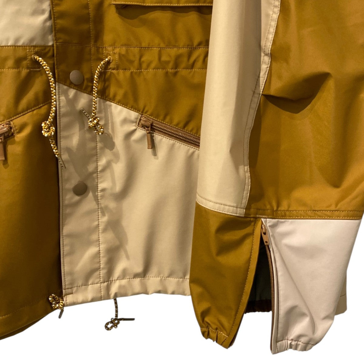 KUON(クオン) 24AWPatchwork Shell JacketパッチワークTECHテック