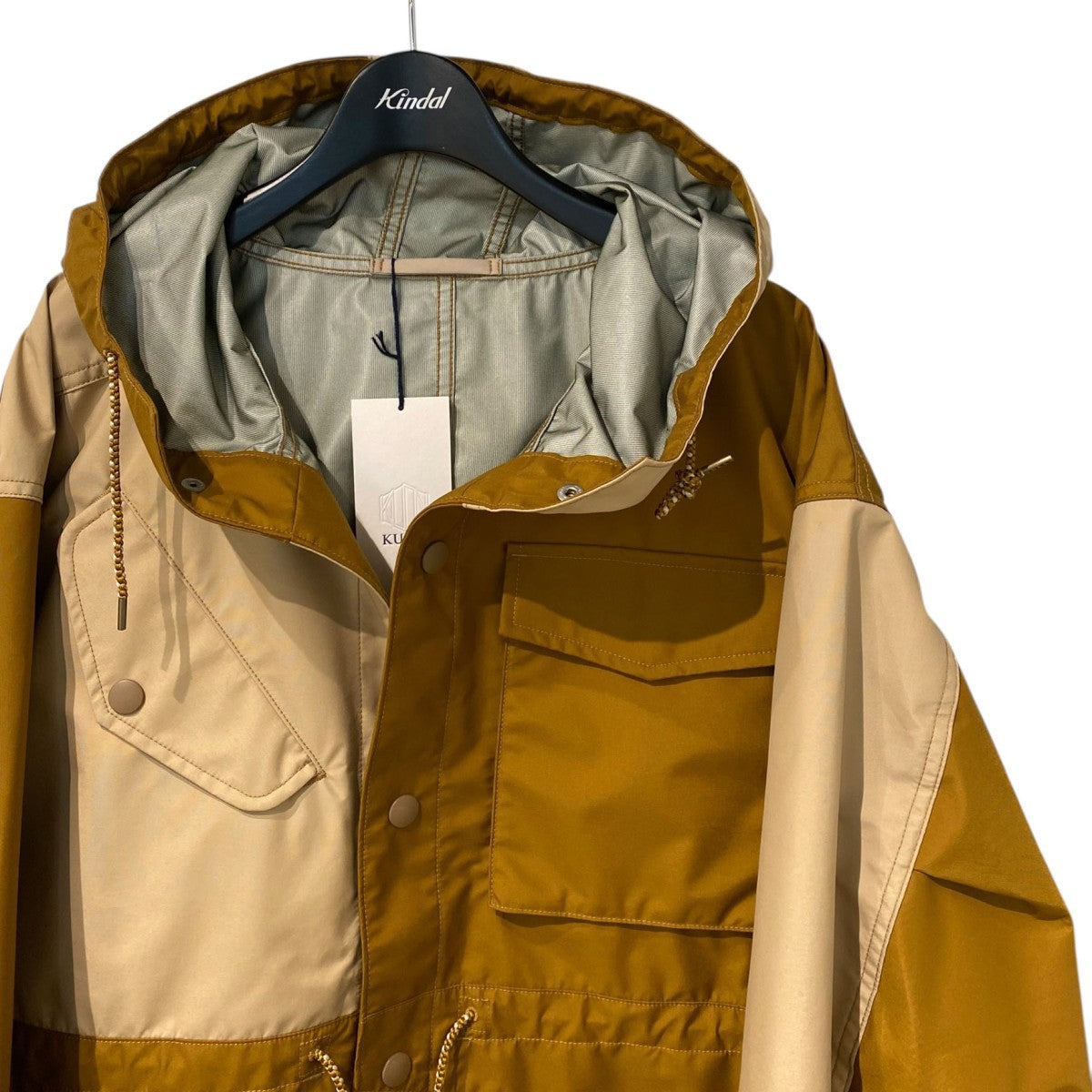 KUON(クオン) 24AWPatchwork Shell JacketパッチワークTECHテック