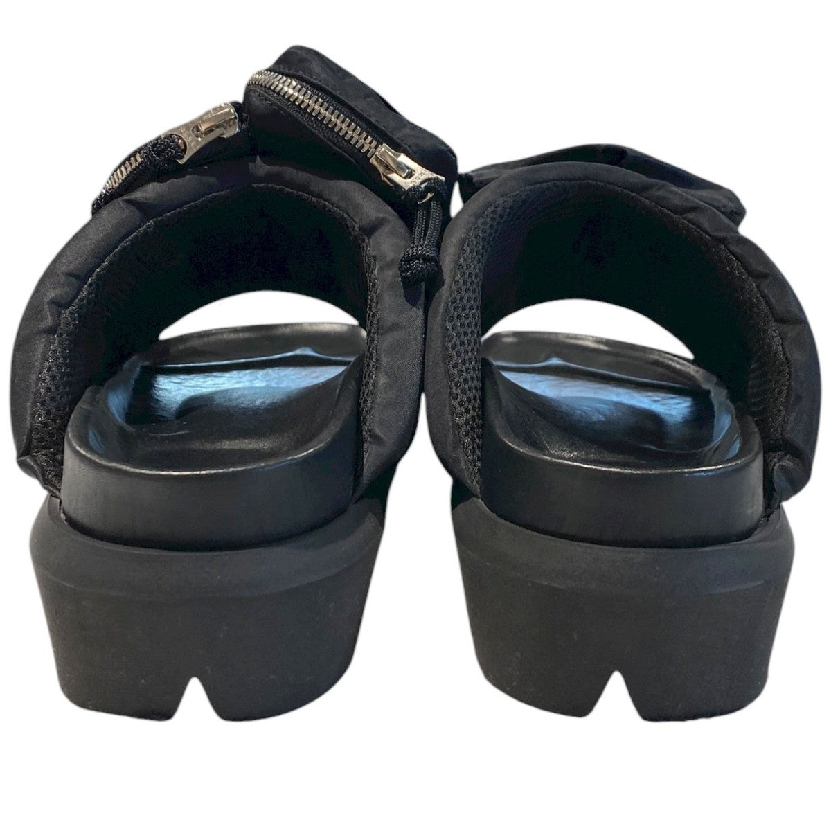 sacai(サカイ) 24SSPocket Slidesポケットレザーサンダル靴 ブラック