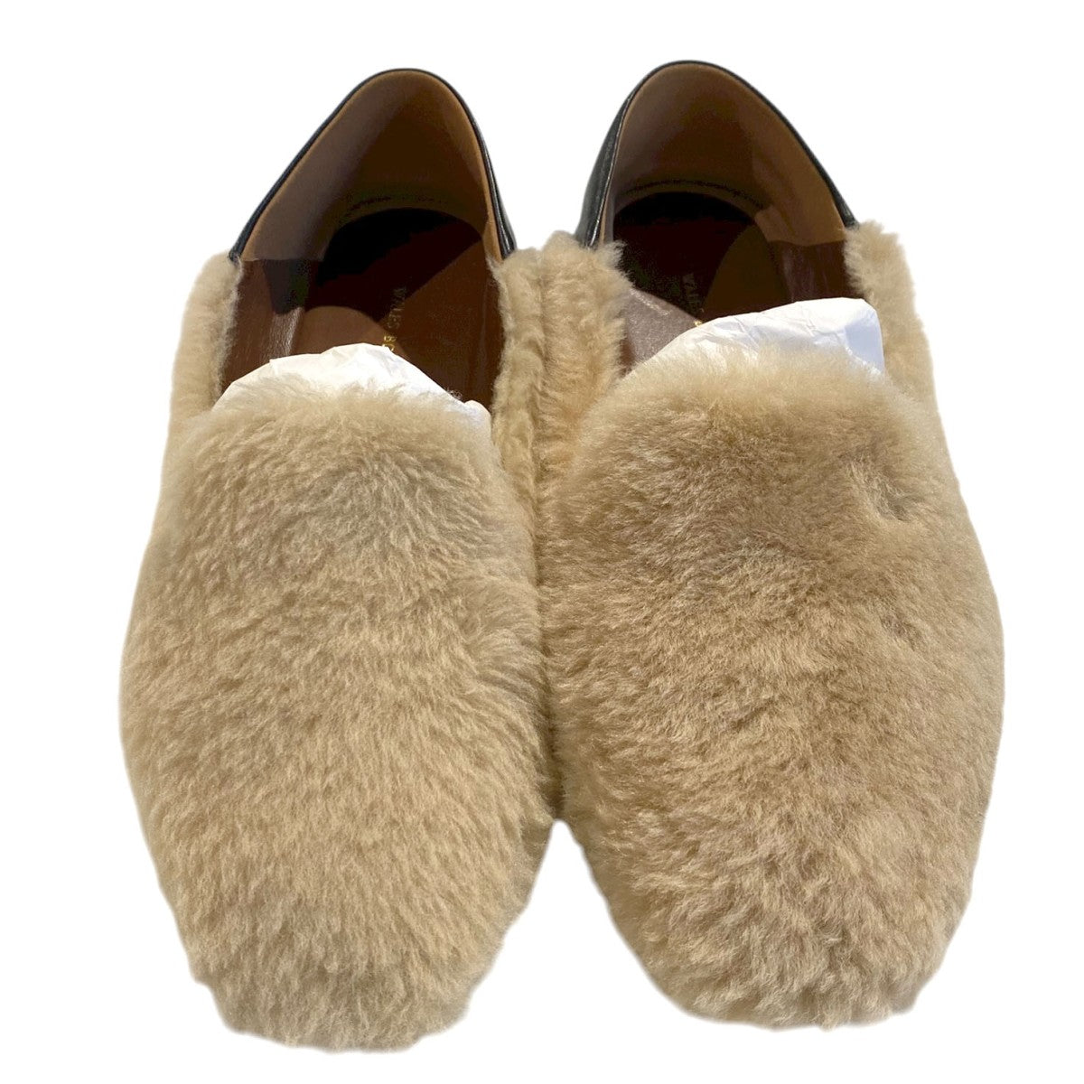 WALES BONNER(ウェールズボナー) Fur Sheepskin Lamb Flat Mocassin