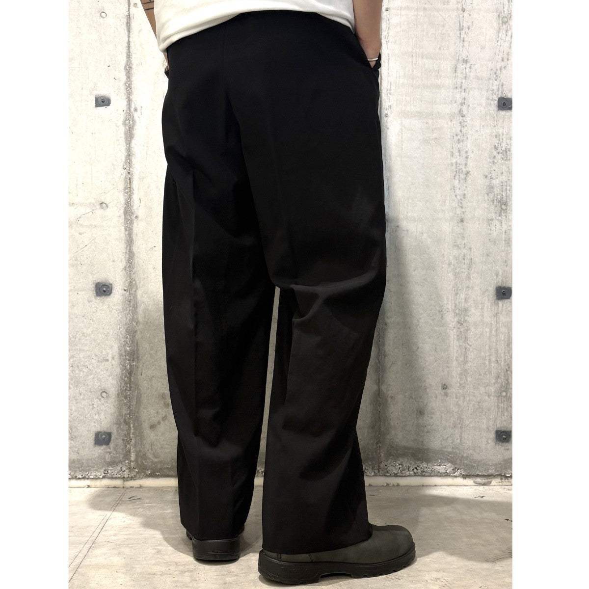 VALENTINO Loose Fit Straight Leg Trousersルーズフィットワイドバギーストレートスラックスパンツ 古着・中古-3枚目のアイテム画像