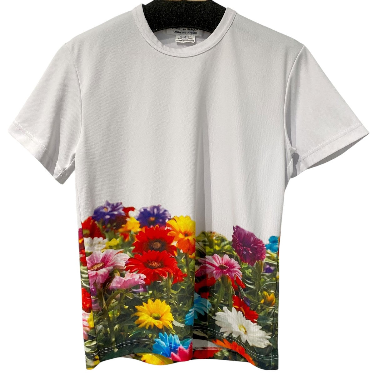25SSフラワープリントTシャツ