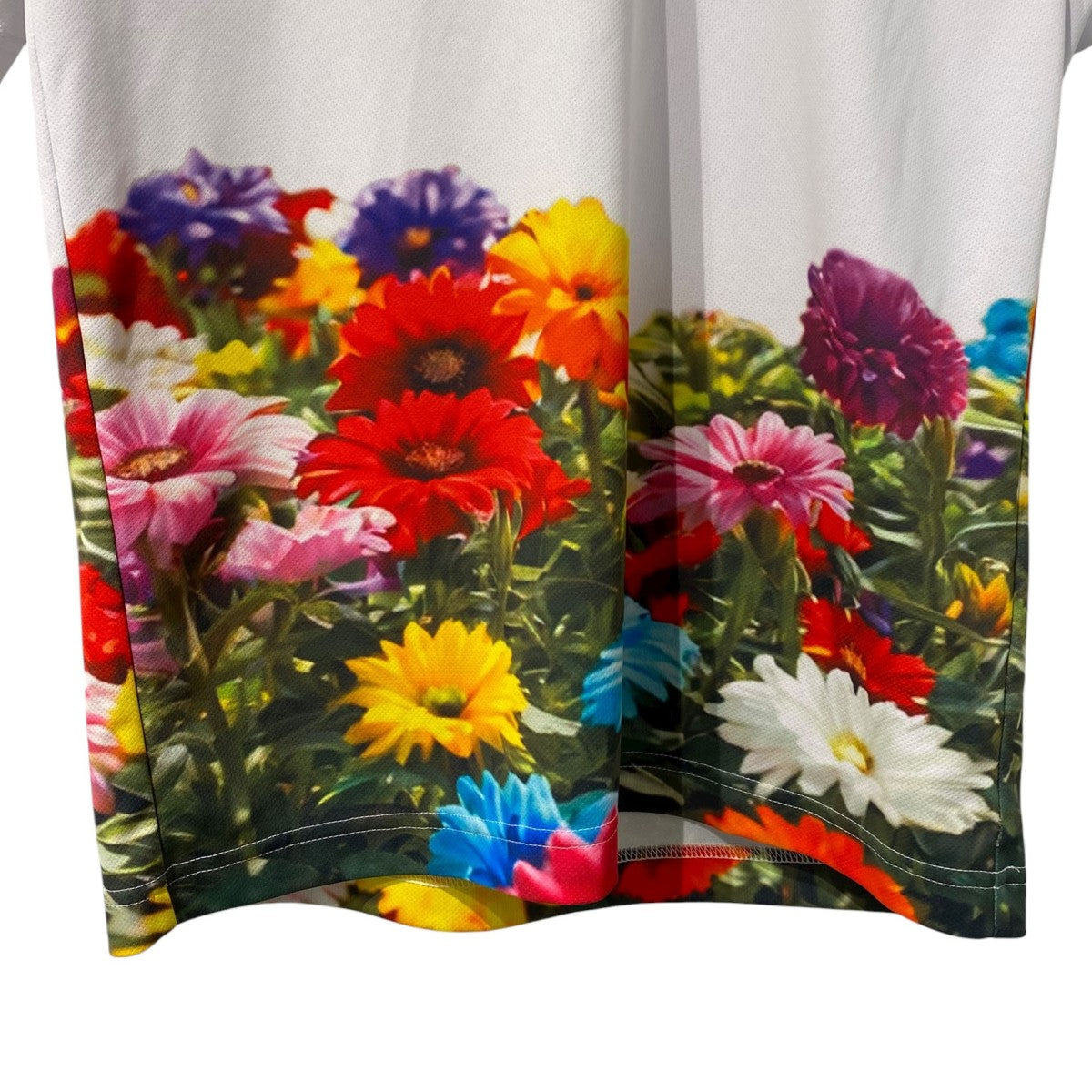 25SSフラワープリントTシャツ