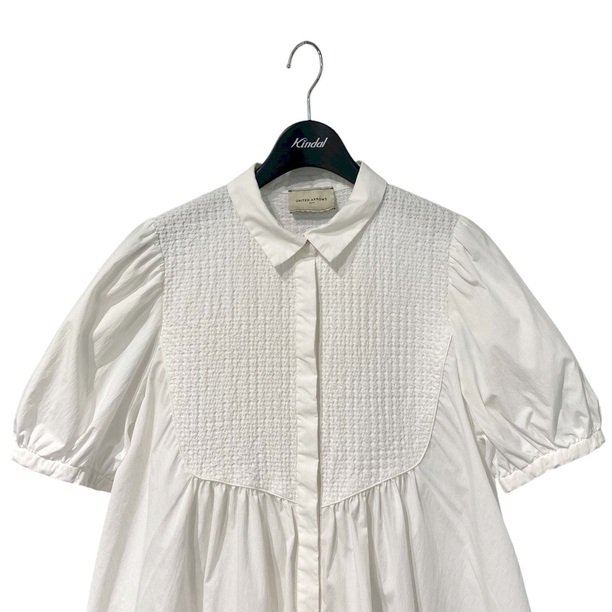 エンブロイダリー コンビ ショートスリーブ ブラウス UNITED ARROWS