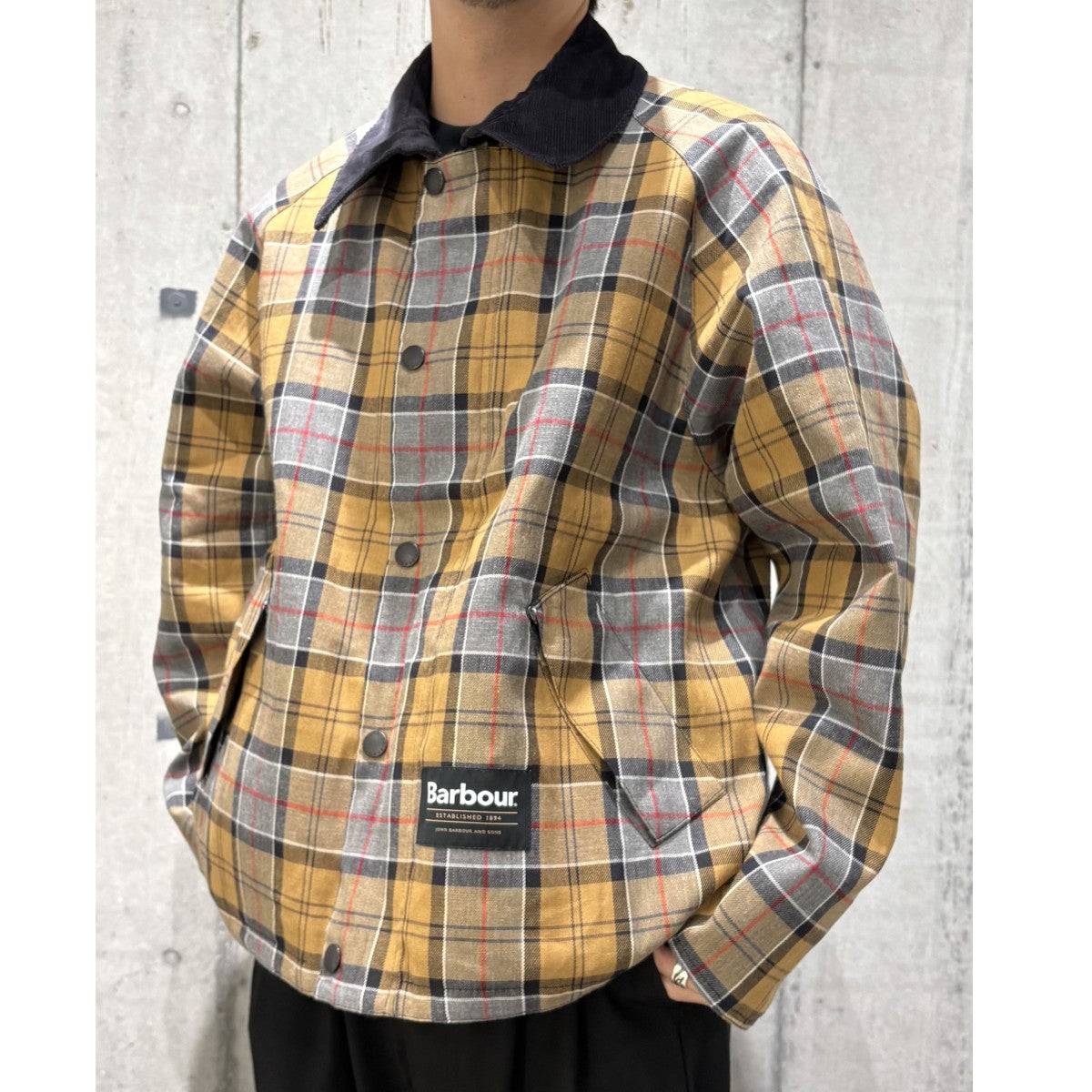 Barbour×Adam et Rope 25SS別注Reversible Transport Jacket