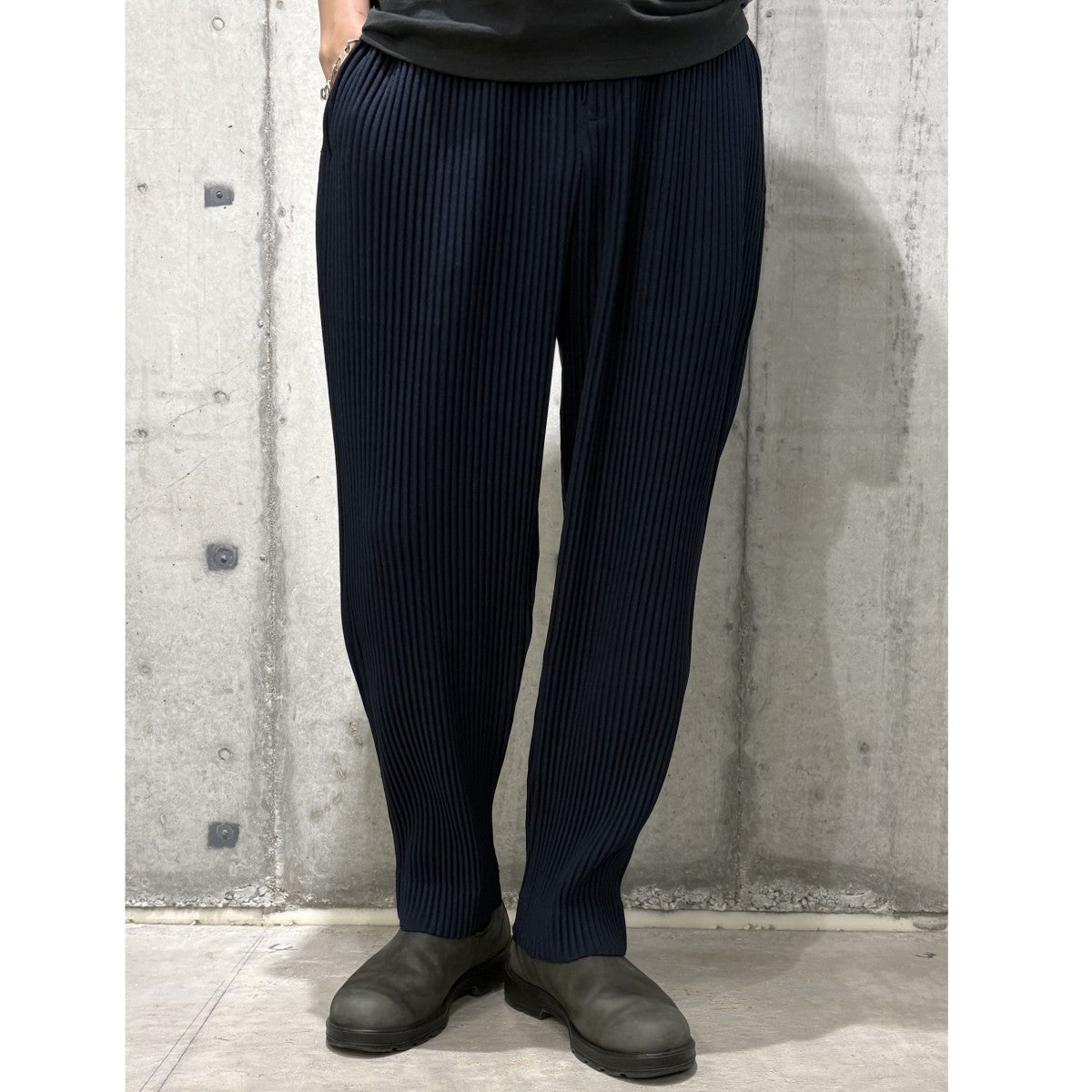 20AWWAVE／PLEATSサイドウェーブプリーツパンツ