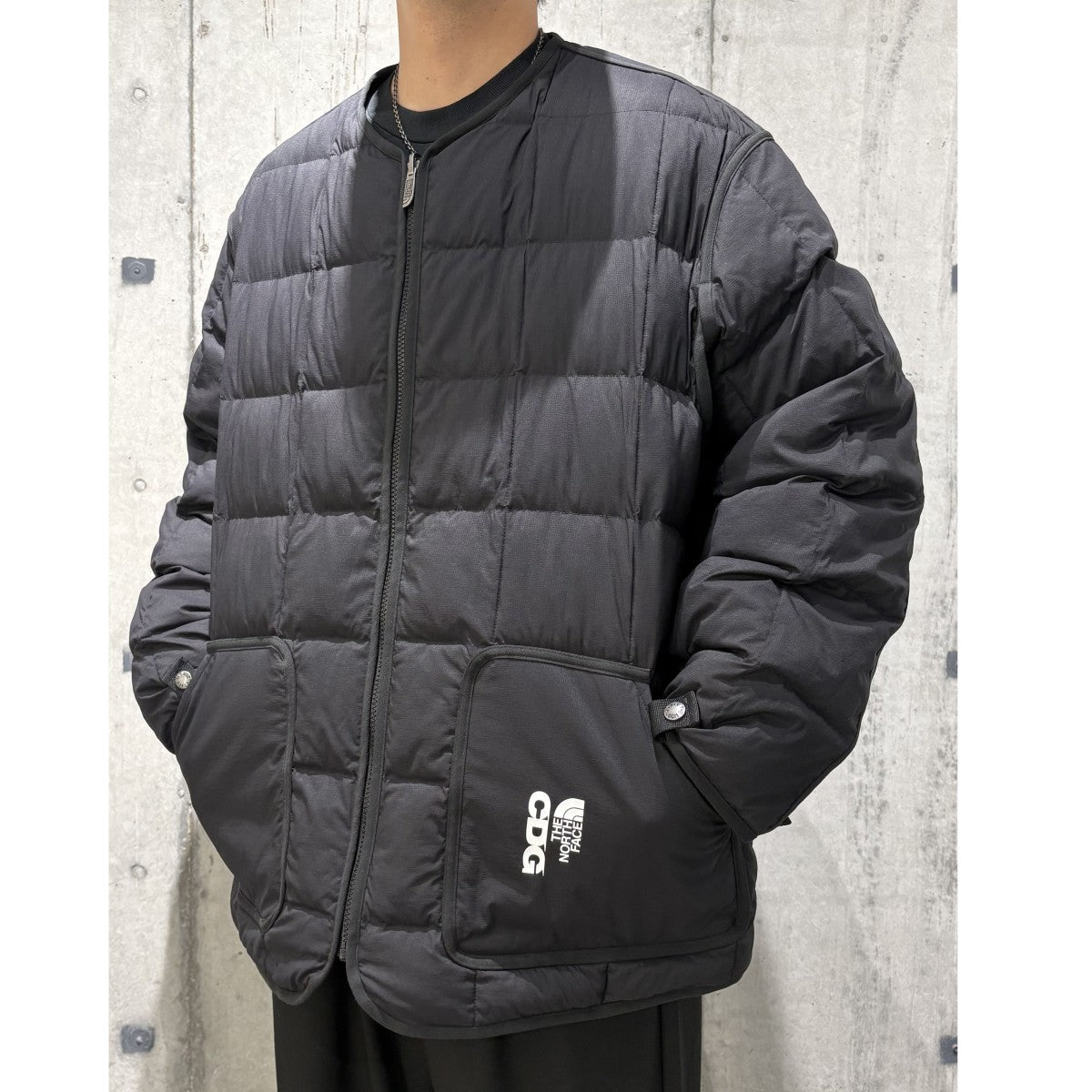 24AWBELAY LINER JACKETキルティングリバーシブル中綿ジャケットND52420CD