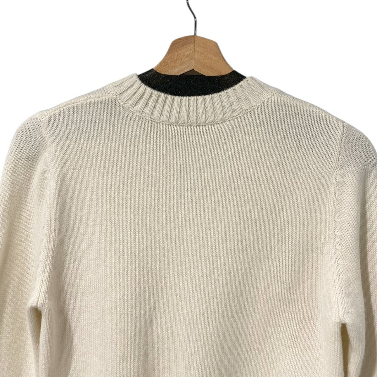 yo BIOTOP(ヨー ビオトープ) 24AWwool cashmere knitショート丈ウール