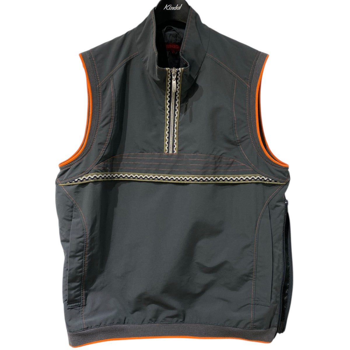 90'sSIZE ZIP ANORAK VESTサイドジップアノラックベスト