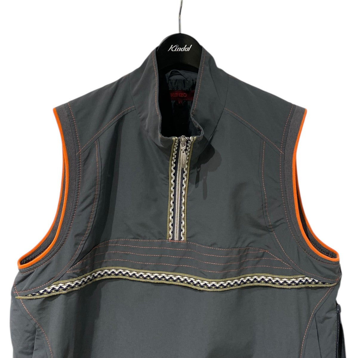 90'sSIZE ZIP ANORAK VESTサイドジップアノラックベスト