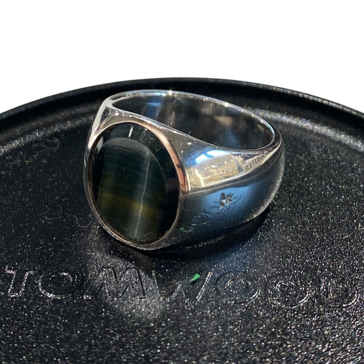 Oval Blue Hawk Eye Ringオーバル・ブルーホークアイリング