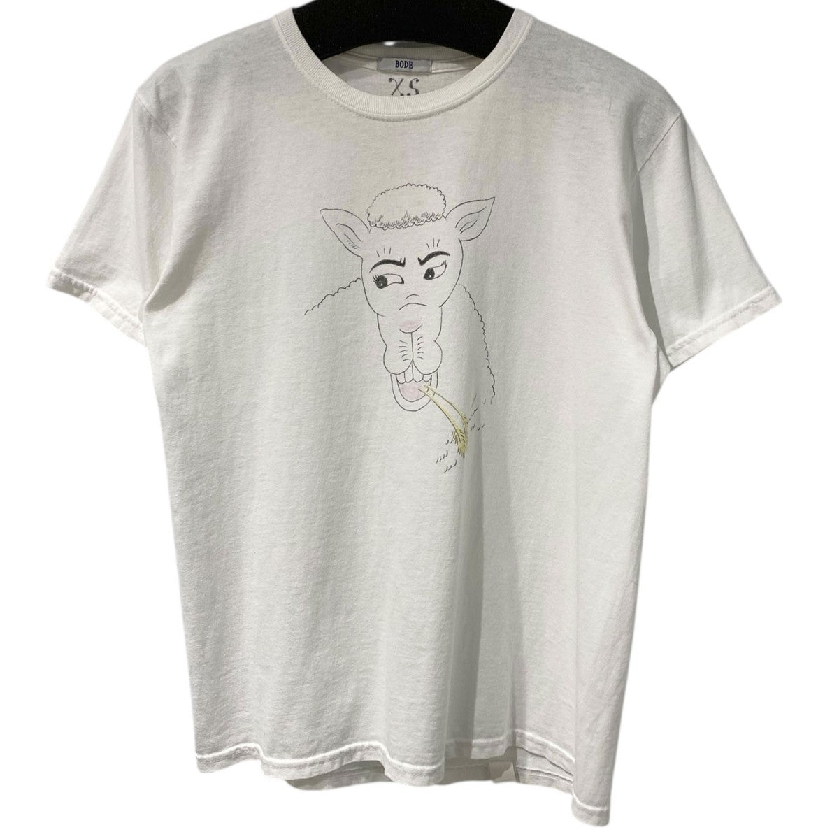 BODE Hand Drawn Sheep TeeアートデザインTシャツ 古着・中古-1枚目のアイテム画像