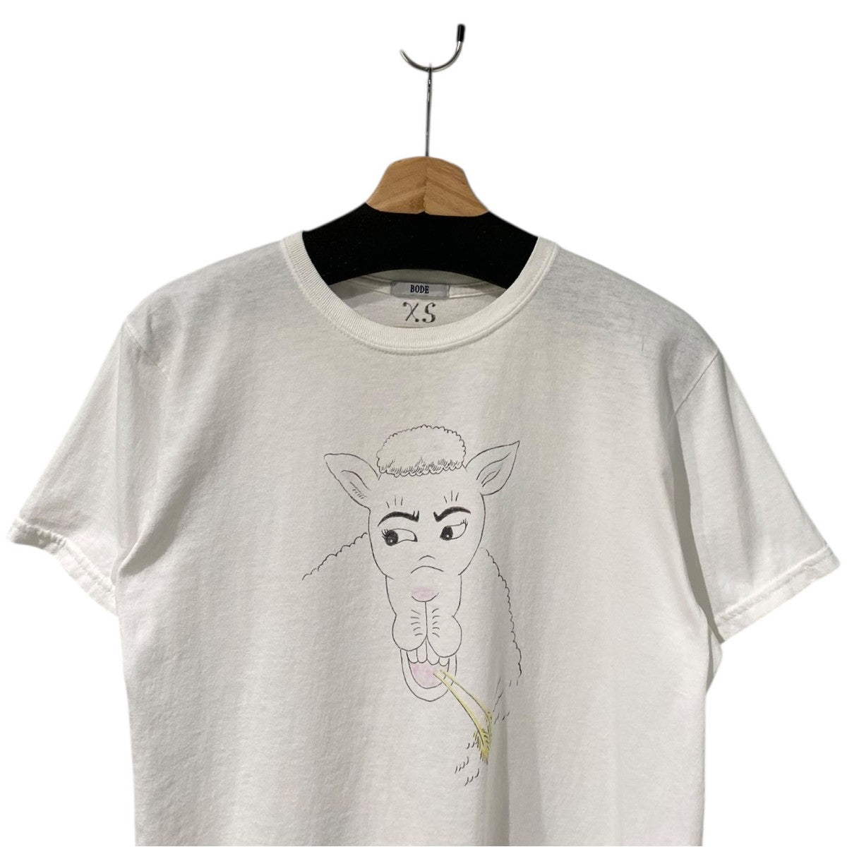 BODE Hand Drawn Sheep TeeアートデザインTシャツ 古着・中古-3枚目のアイテム画像