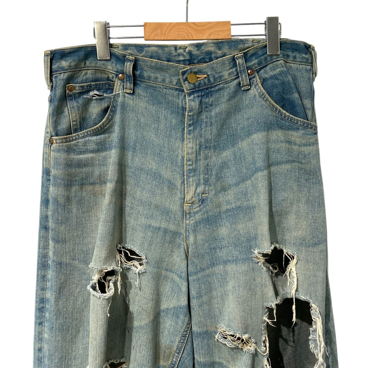 LEE×BEAMS 24SSCrush Baggy Denim Pantsクラッシュバギーデニムパンツ