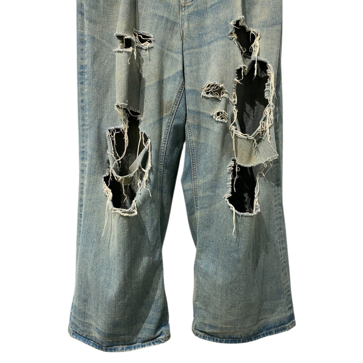 Lee / クラッシュデニム//ボトム/32/コットン/IDG/無地/LB0545// LEE×BEAMS 24SSCrush Baggy Denim Pantsクラッシュバギーデニムパンツ