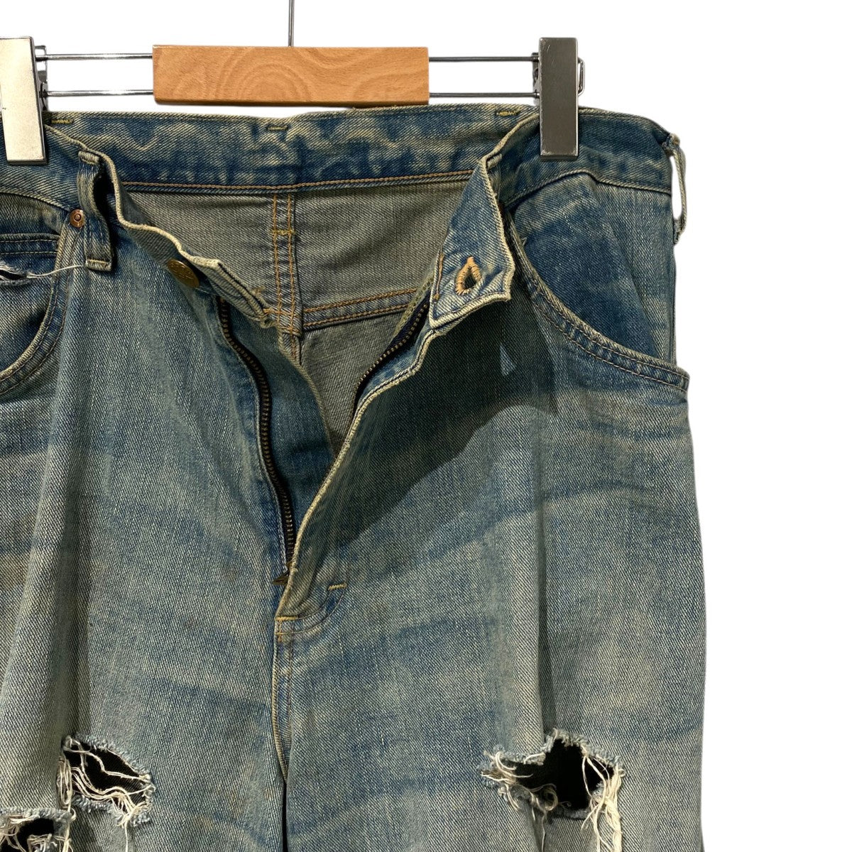 LEE×BEAMS 24SSCrush Baggy Denim Pantsクラッシュバギーデニムパンツ