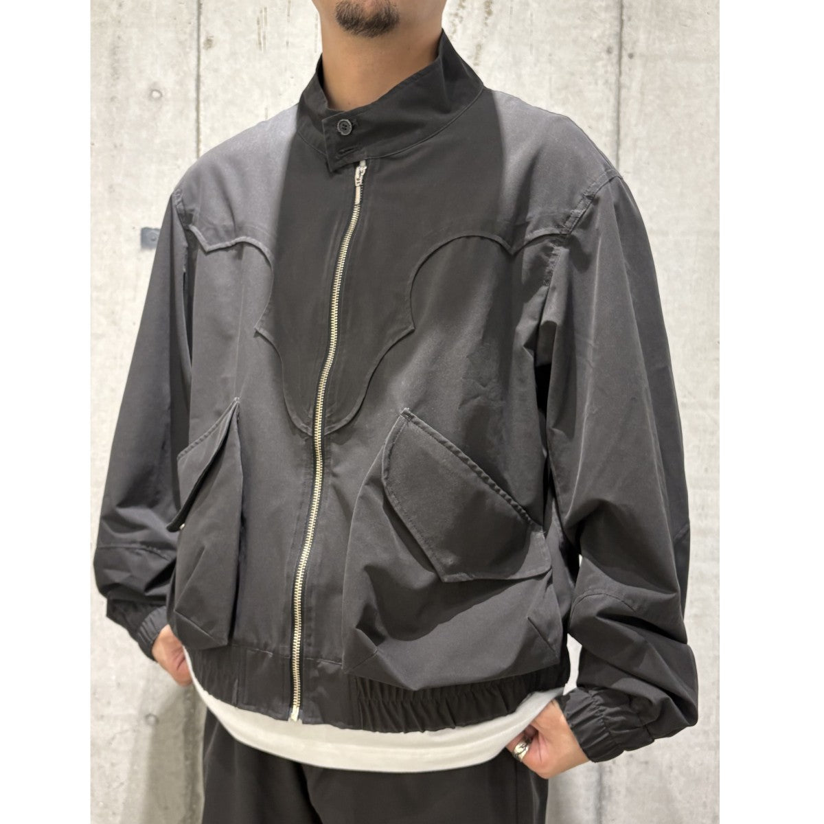 25SSHoley Ripstop Western BLS USED加工リップストップウエスタンZIPジャケット