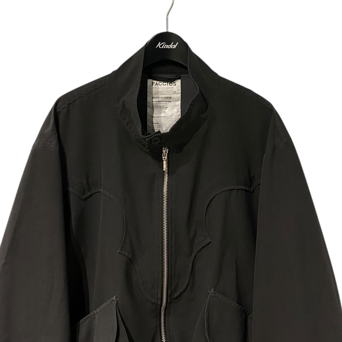 FACCIES ファチーズ 24SS COWBOY BLOUSON ポリエステルカウボーイブルゾン F24S03001-1 ブラック 2 ITFD9Q5H9FDH FACCIES ファチーズ 24SS COWBOY BLOUSON ポリエステルカウボーイ