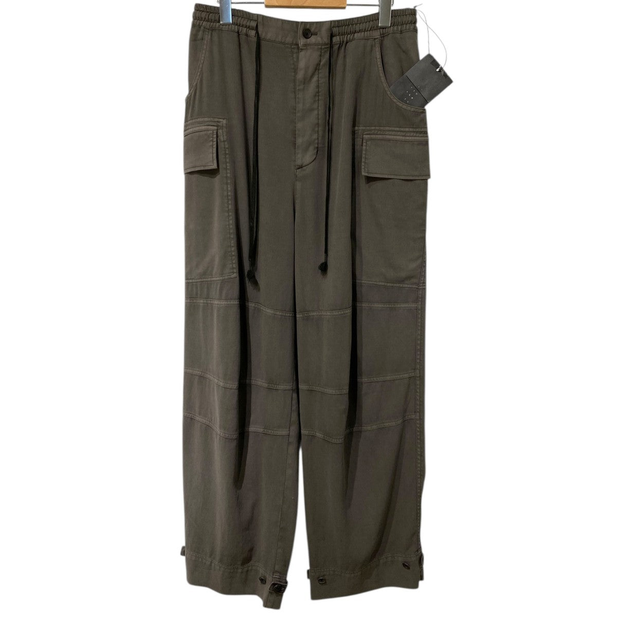 THE VIRIDI-ANNE(ザヴィリジアン) Twill object dyed cargo trousers