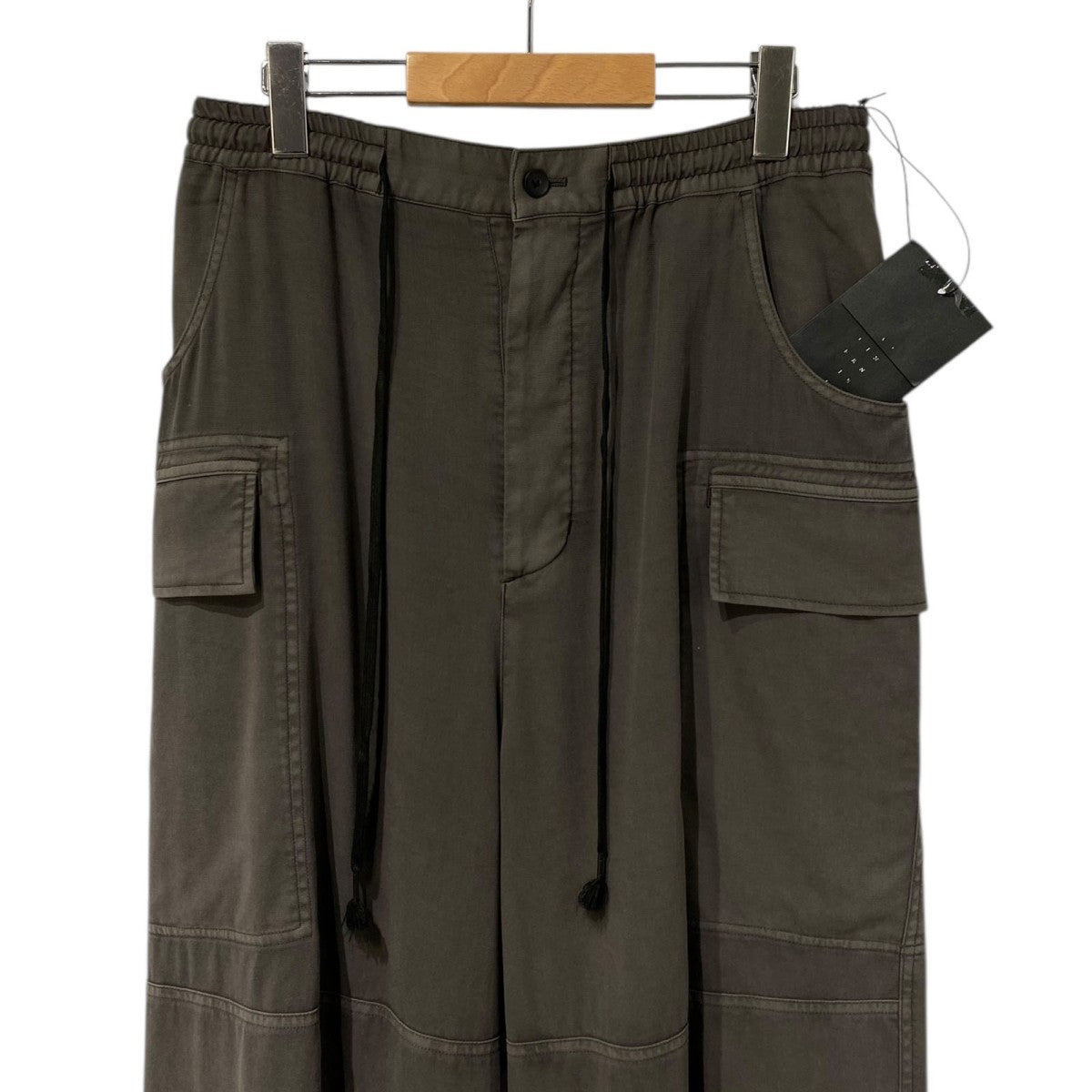 THE VIRIDI-ANNE(ザヴィリジアン) Twill object dyed cargo trousers