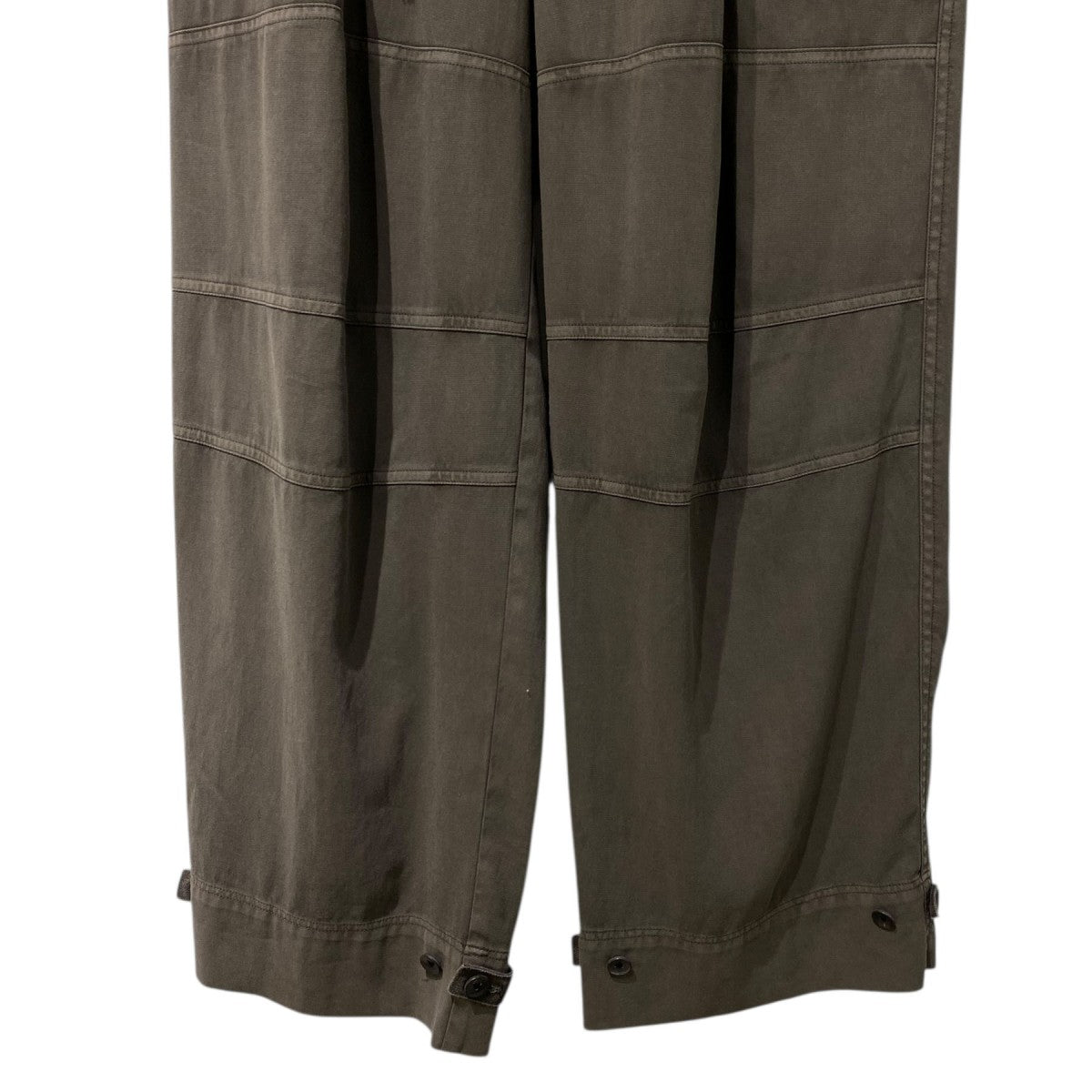THE VIRIDI-ANNE(ザヴィリジアン) Twill object dyed cargo trousers