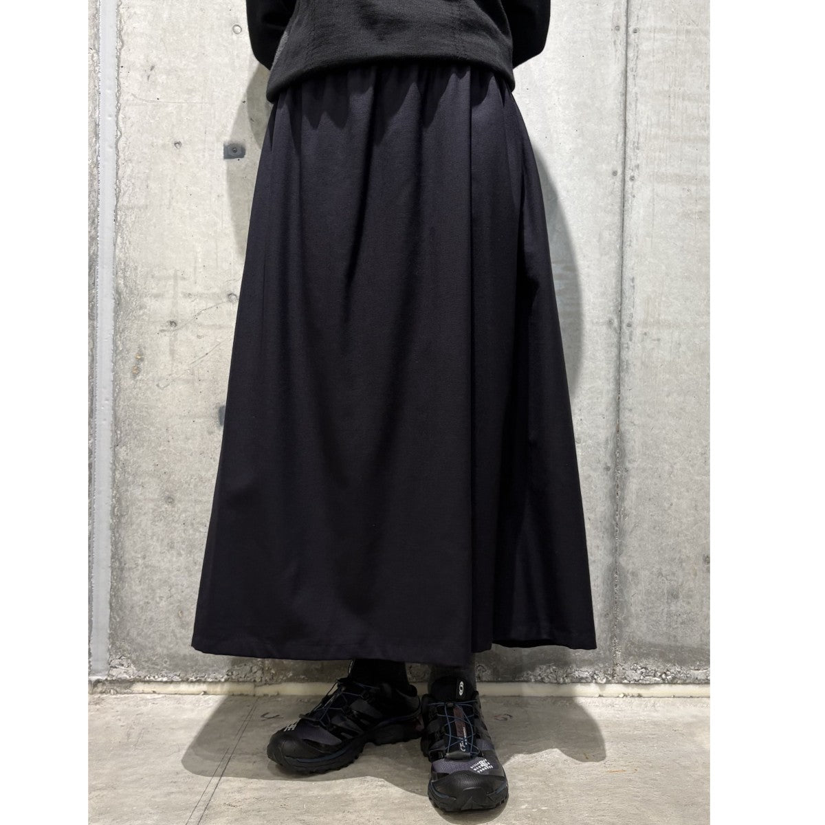 25AW8021 SKYE SKIRTギャザーウールスカート