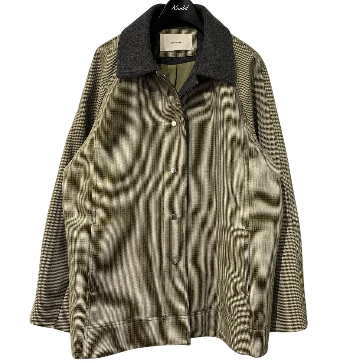 ジャケット・アウター TODAYFUL / Houndstooth Raglan Jacket36 TODAYFUL(トゥデイフル) Houndstooth Raglan Jacketチェックラグラン