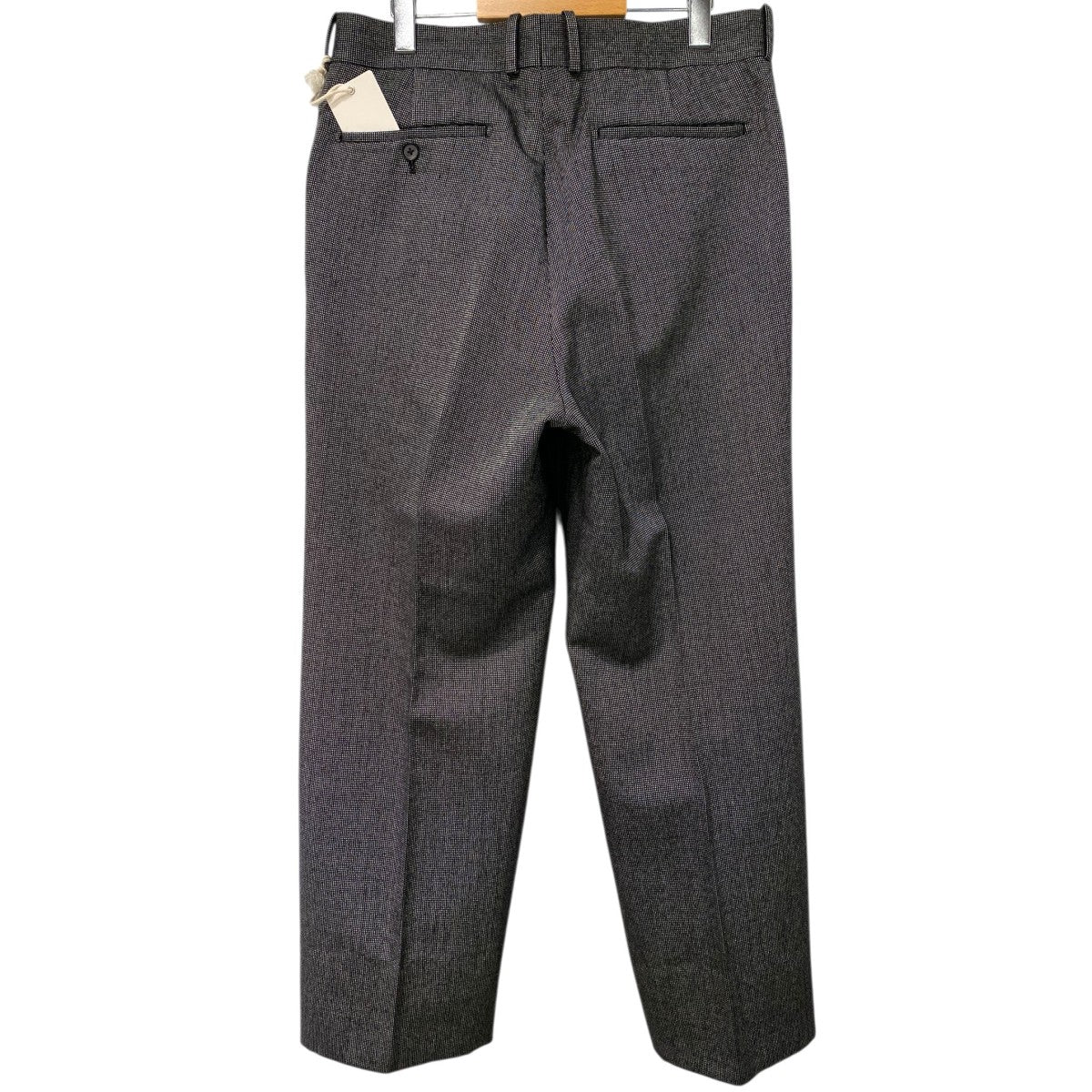 MAATEE＆SONS 24AWSet up Trouser3／Pinheadセットアップトラウザーズ3タックスラックスパンツ 古着・中古-4枚目のアイテム画像