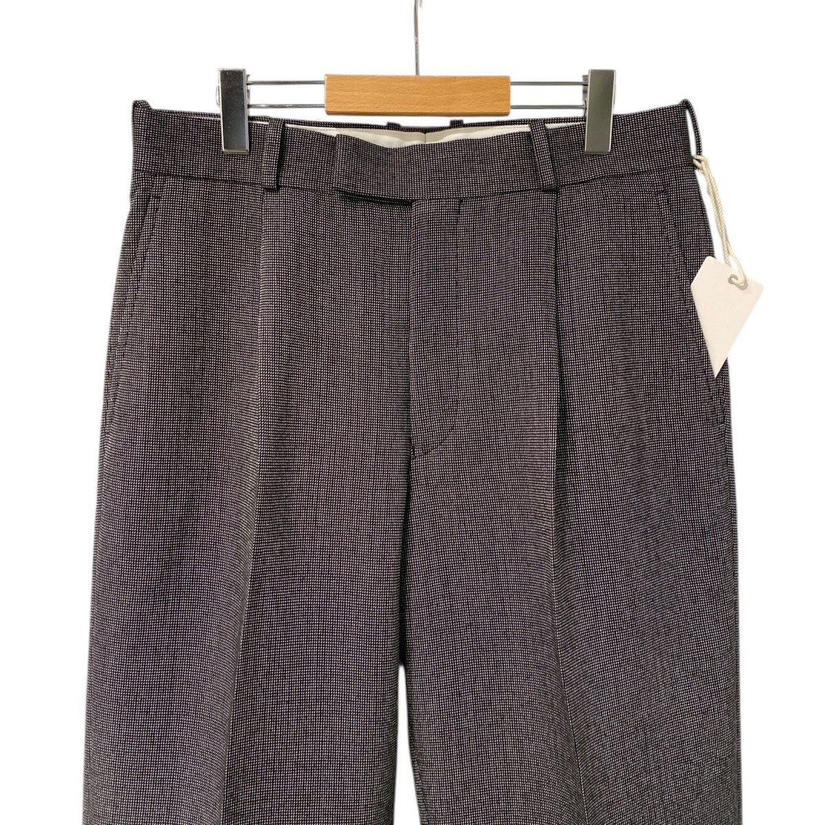MAATEE＆SONS 24AWSet up Trouser3／Pinheadセットアップトラウザーズ3タックスラックスパンツ 古着・中古-5枚目のアイテム画像
