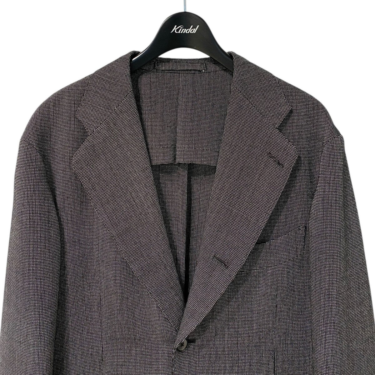 24AWフル毛芯Single Tailored Pinhead Jacketシングルアルパカシルクウール2BジャケットMTWG4303-0002