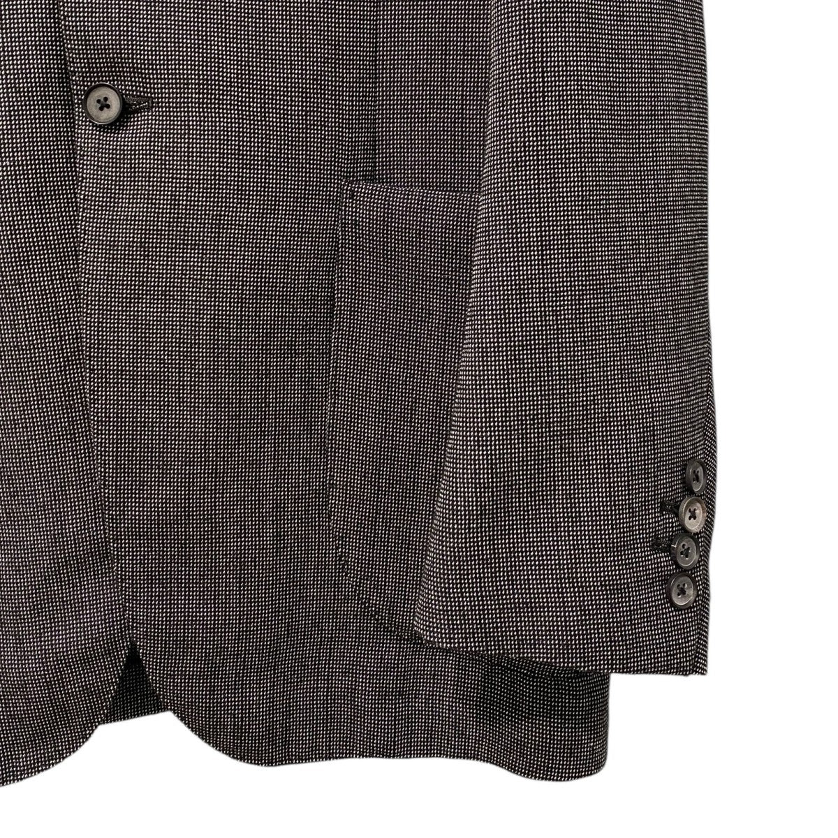 24AWフル毛芯Single Tailored Pinhead Jacketシングルアルパカシルクウール2BジャケットMTWG4303-0002