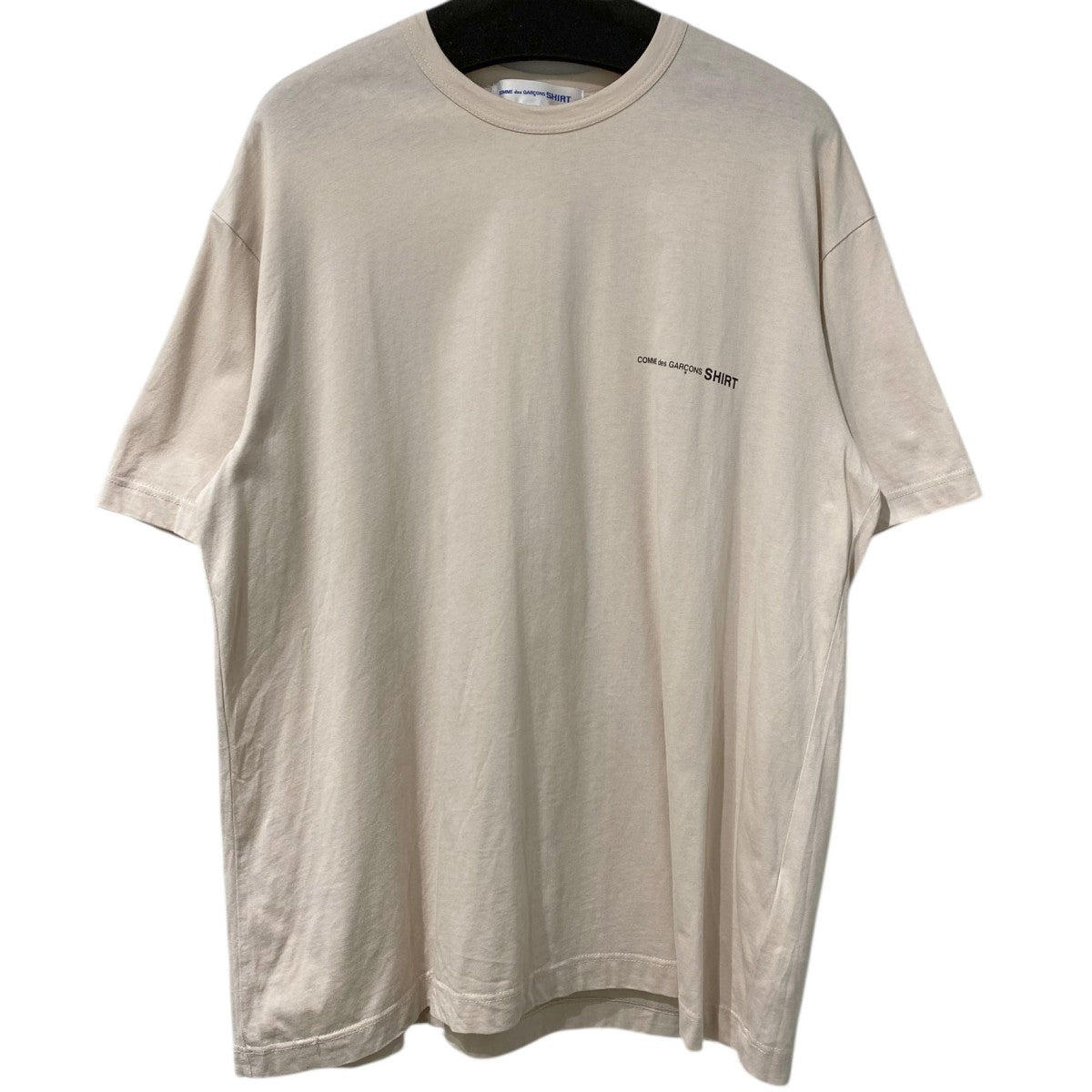 COMME des GARCONS SHIRT 25SSLogo at Front Cotton Jersey Plain CDG Shirt BlackロゴTシャツ 古着・中古-1枚目のアイテム画像
