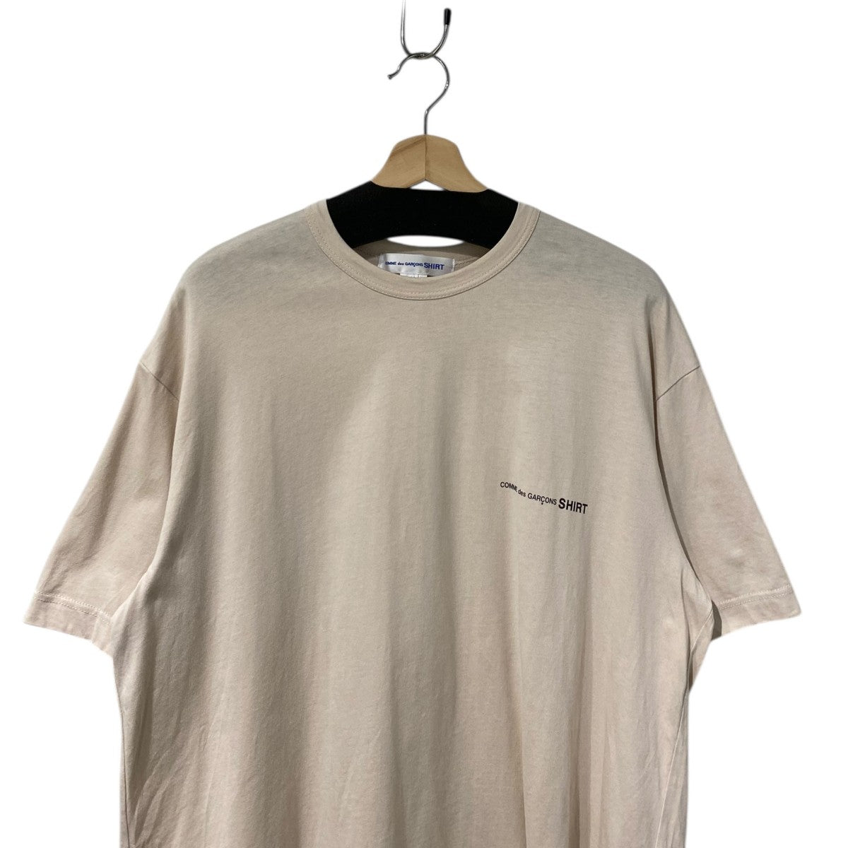 COMME des GARCONS SHIRT 25SSLogo at Front Cotton Jersey Plain CDG Shirt BlackロゴTシャツ 古着・中古-3枚目のアイテム画像