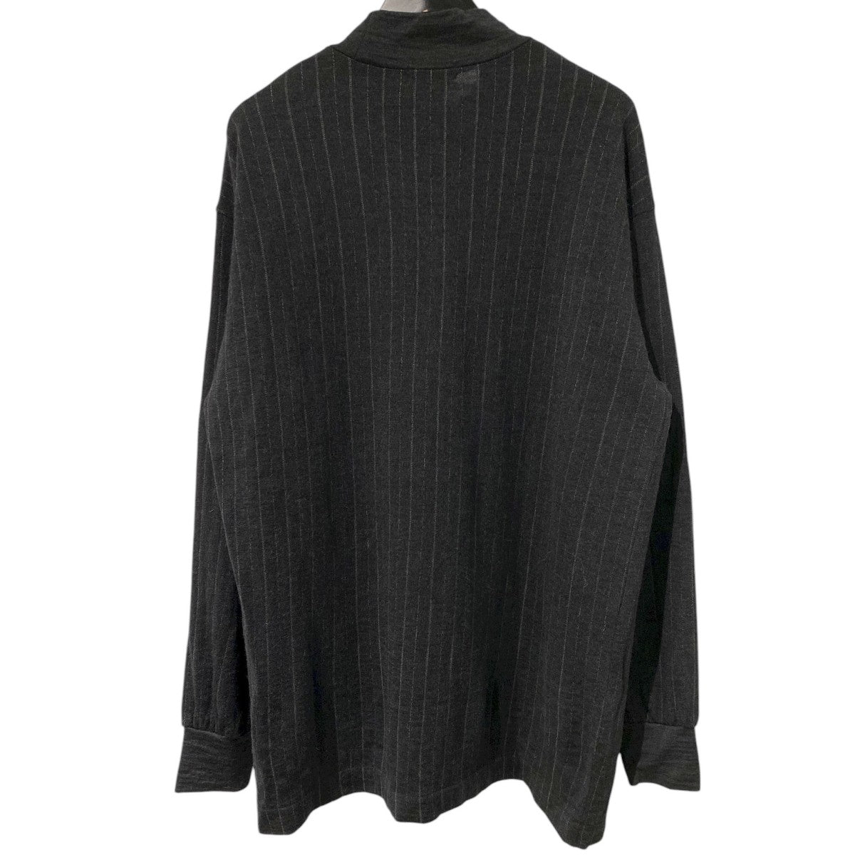 90'sAD1992田中オムストライプモックネックウールニット