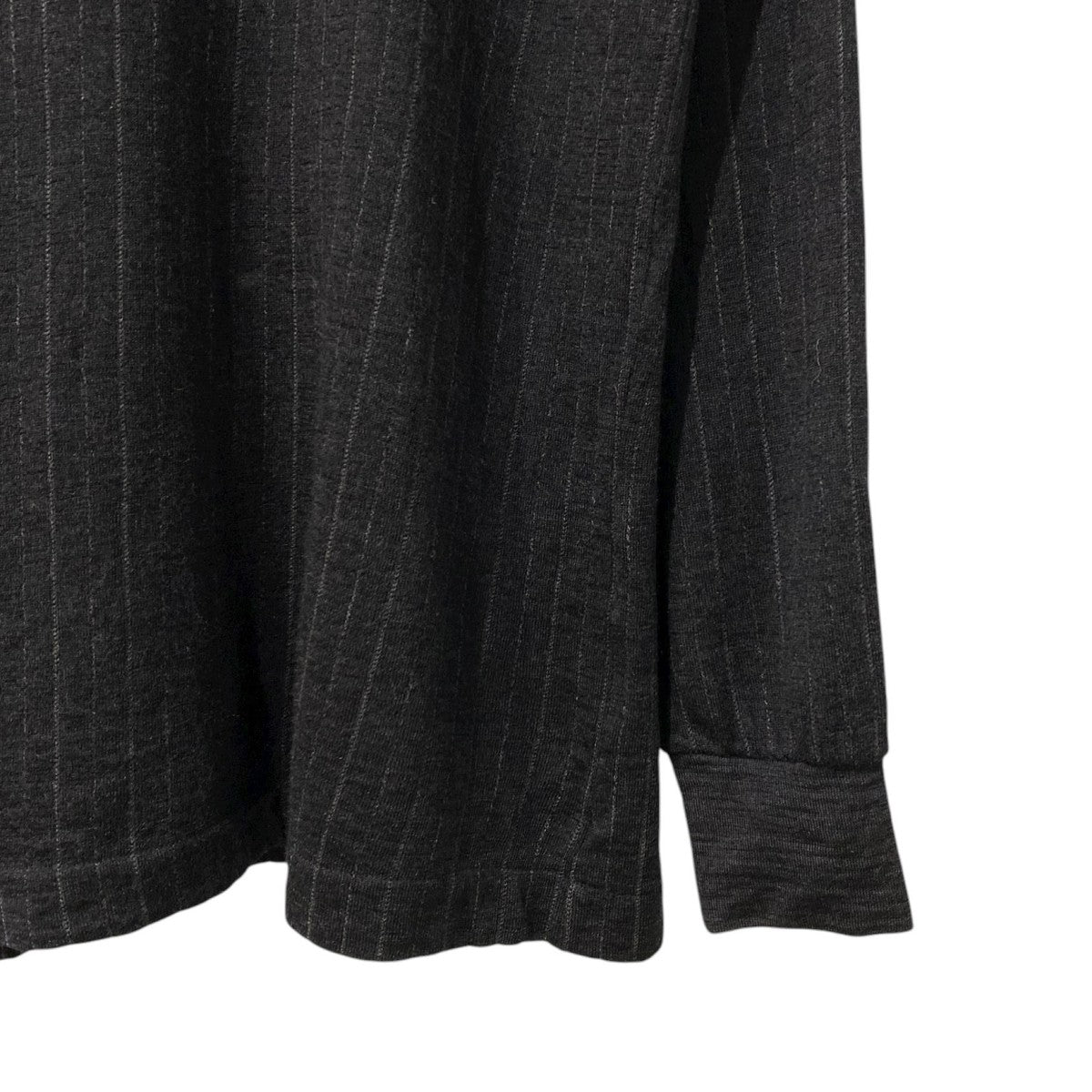 90'sAD1992田中オムストライプモックネックウールニット