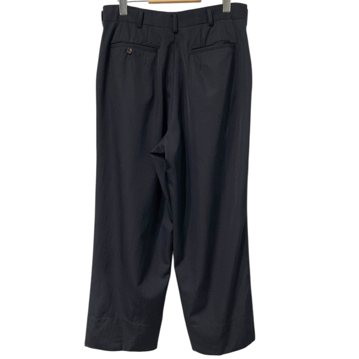 COMME des GARCONS HOMME DEUX 80s-90s AD1989 2 Tuck Wide Trousers2タックワイドウールスラックスパンツ 古着・中古-3枚目のアイテム画像