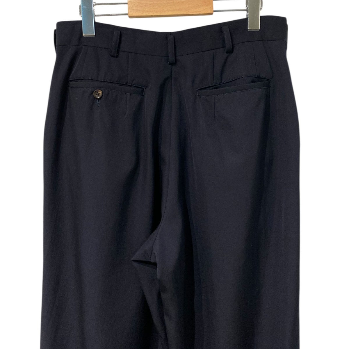COMME des GARCONS HOMME DEUX 80s-90s AD1989 2 Tuck Wide Trousers2タックワイドウールスラックスパンツ 古着・中古-6枚目のアイテム画像
