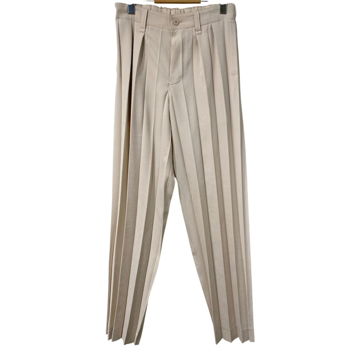 HOMME PLISSE ISSEY MIYAKE EDGE ENSEMBLEアコーディオンプリーツ加工PLEATS PANTSプリーツパンツ 古着・中古-1枚目のアイテム画像
