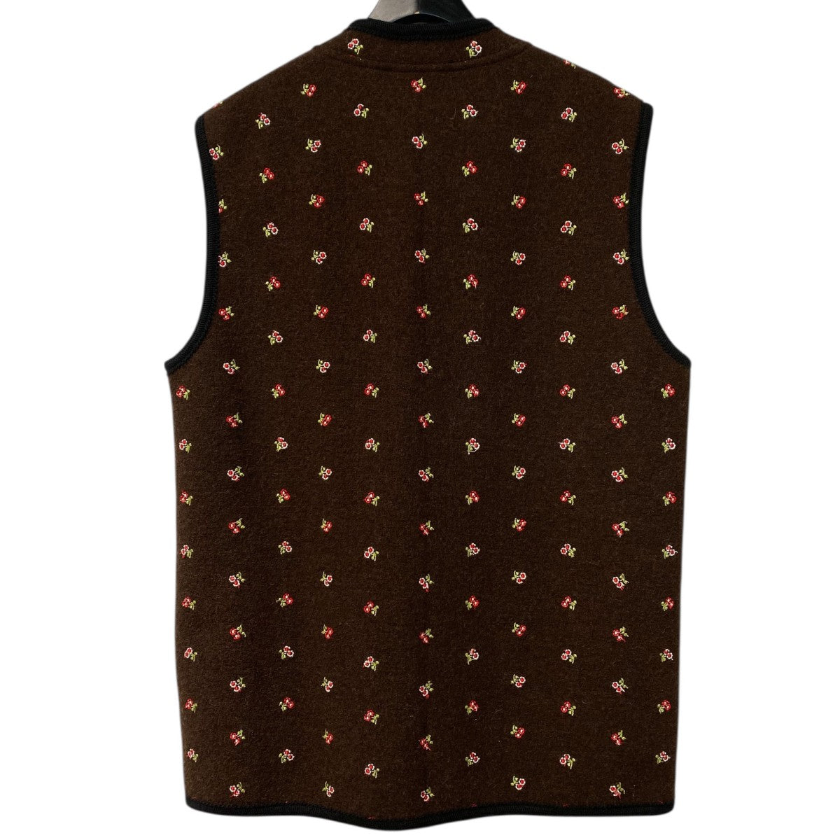 23AWWalker Gilet Flowers  Feltedフェルトフラワー柄ジレベスト