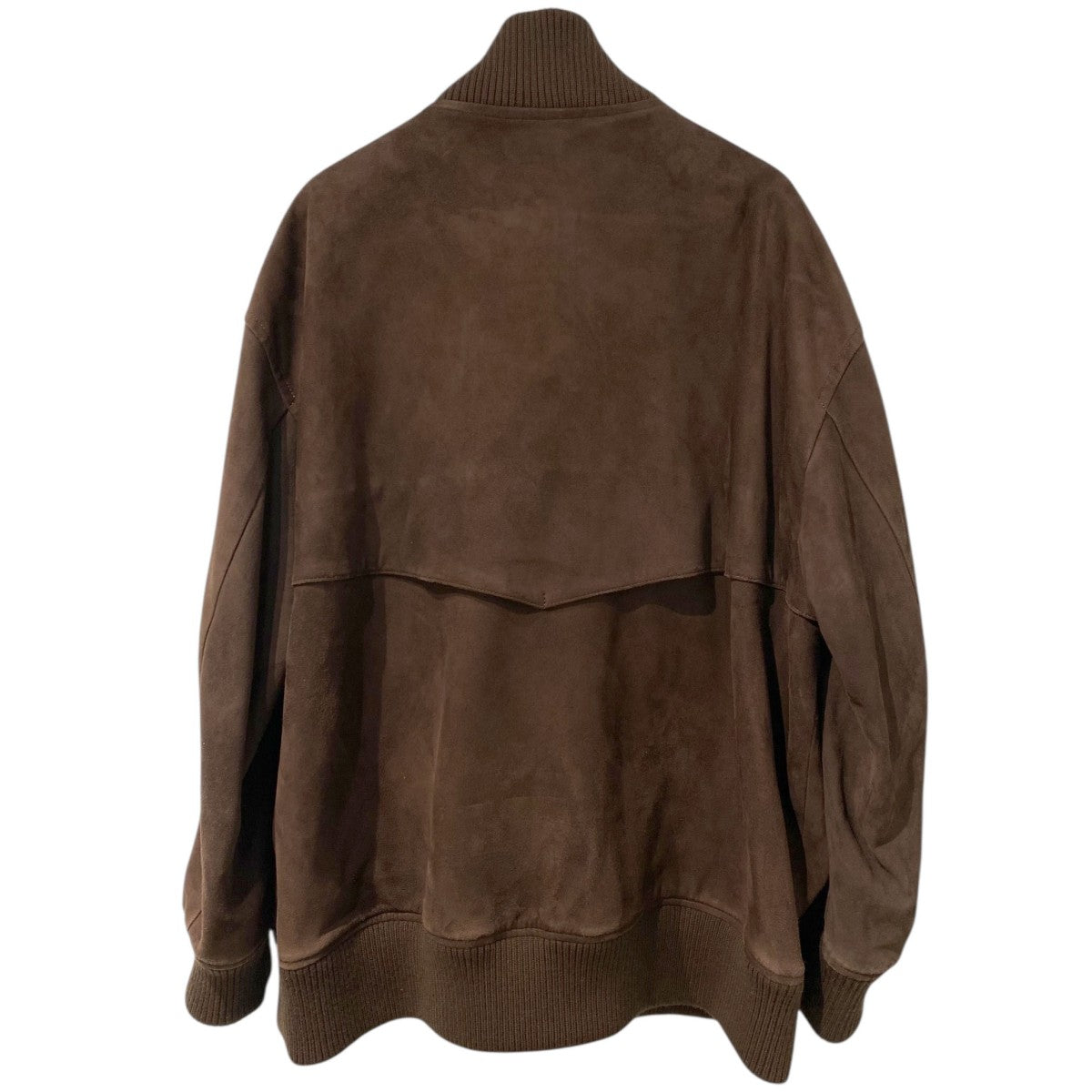 22AWLeather Suede Blouson Entrefinoシープレザーエントロフィーノシルクスウェードジャケットブルゾン