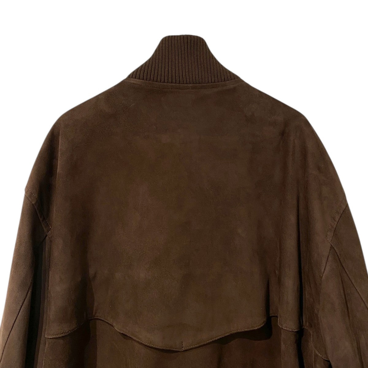 22AWLeather Suede Blouson Entrefinoシープレザーエントロフィーノシルクスウェードジャケットブルゾン