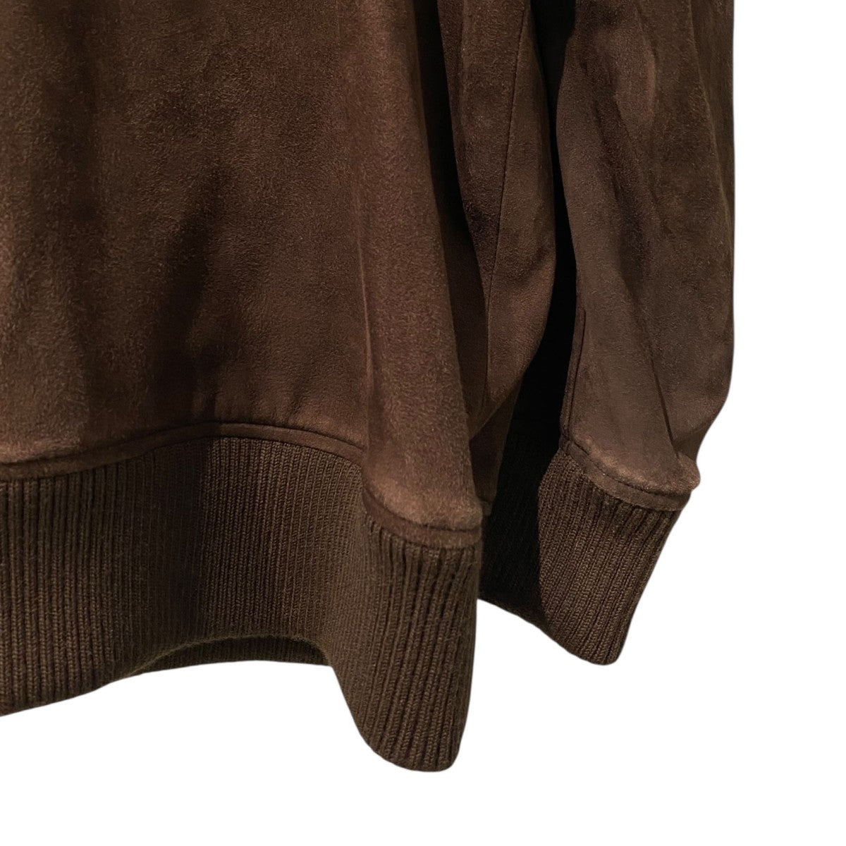 22AWLeather Suede Blouson Entrefinoシープレザーエントロフィーノシルクスウェードジャケットブルゾン