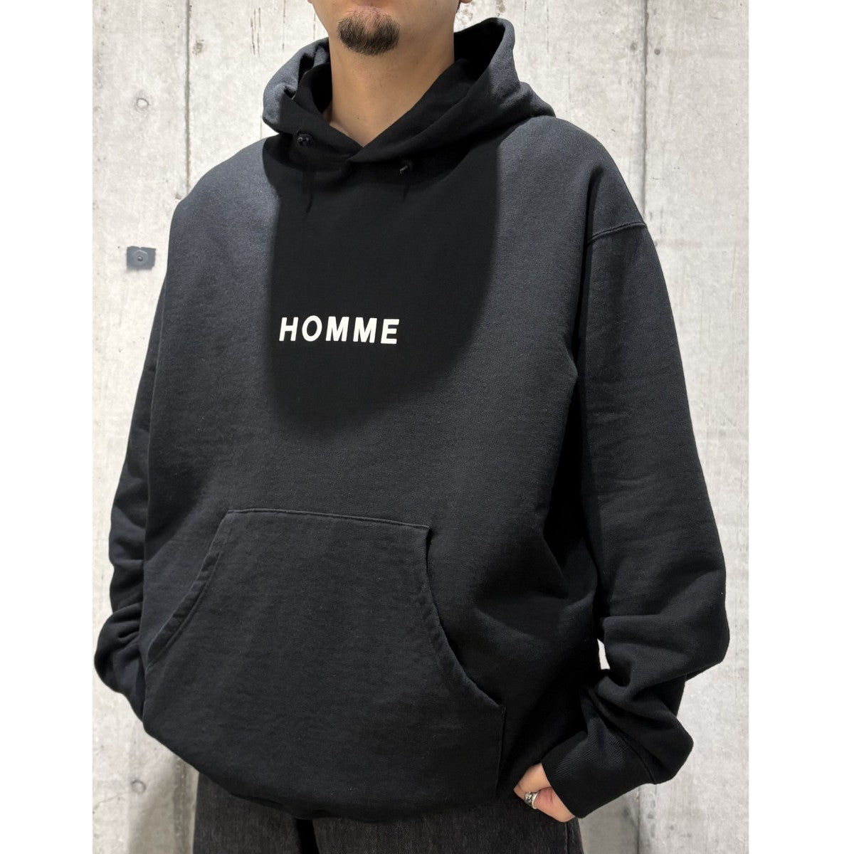 COMME des GARCONS HOMME 25AWHOMME HOODIEオーバーサイズフーディパーカーHP-T105-051 古着・中古-2枚目のアイテム画像