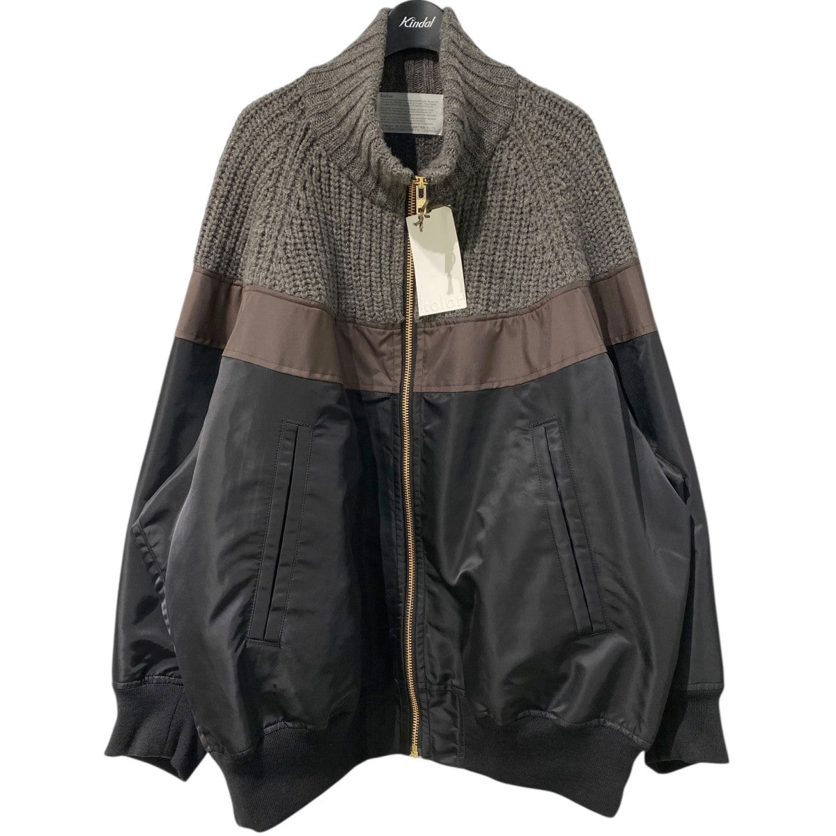 KOLOR(カラー) 25AW25WCM-G16153S Outerニットドッキングボンバー