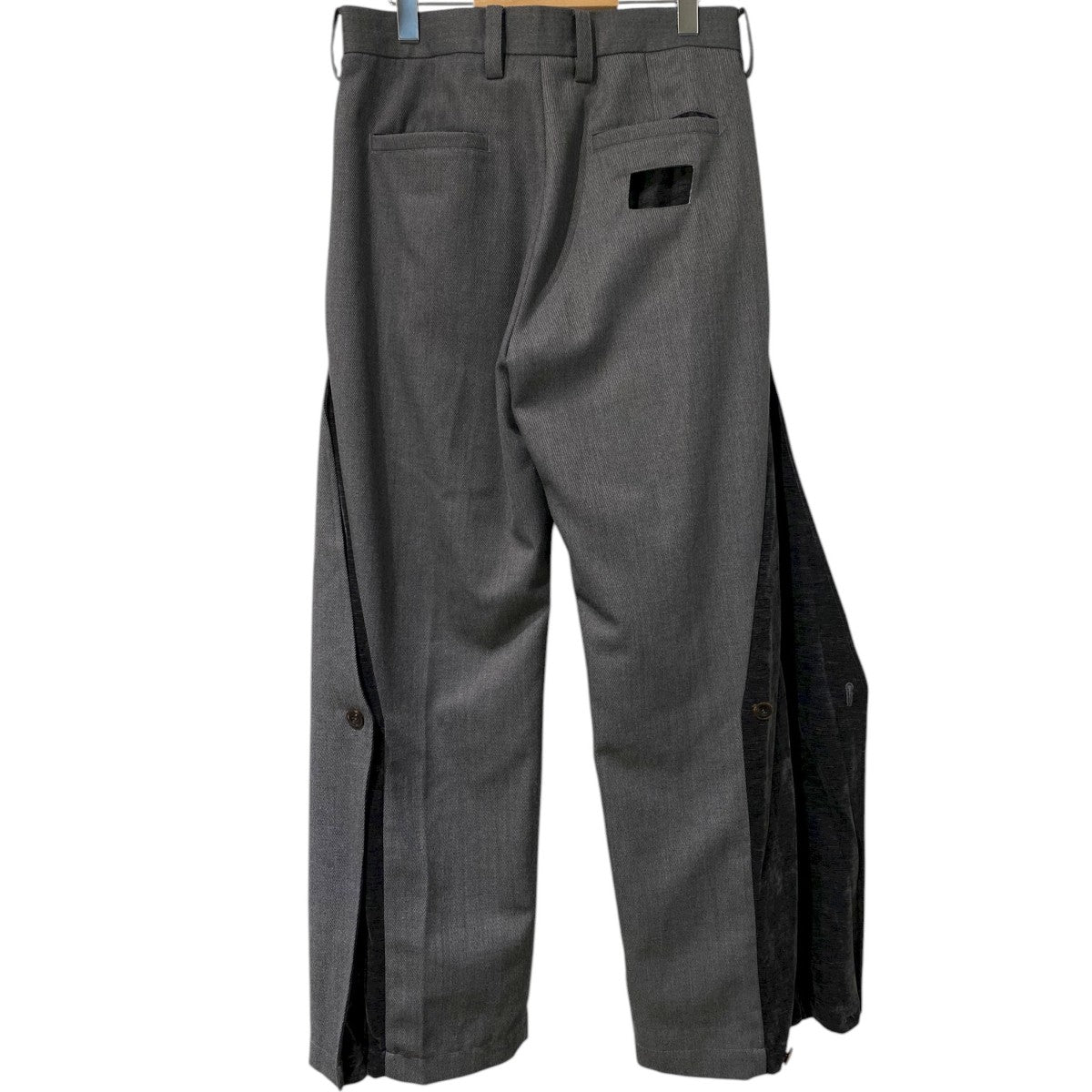 NULLUS(ヌルス) 25AWQUILL PEN TAILORED TROUSERワイドレイヤード