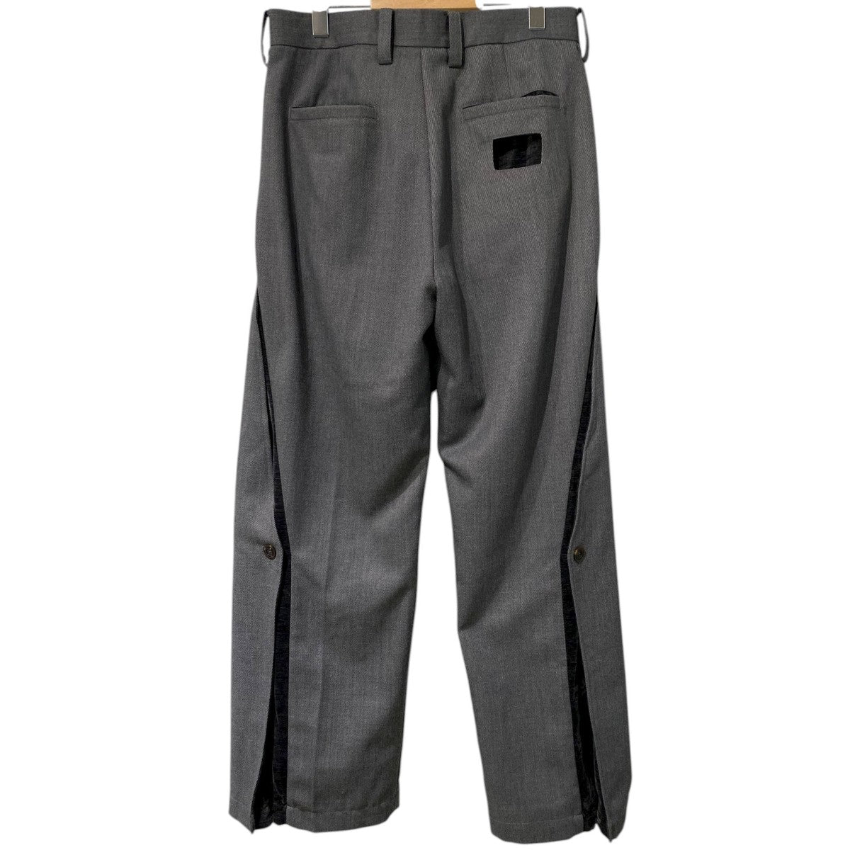 NULLUS(ヌルス) 25AWQUILL PEN TAILORED TROUSERワイドレイヤード