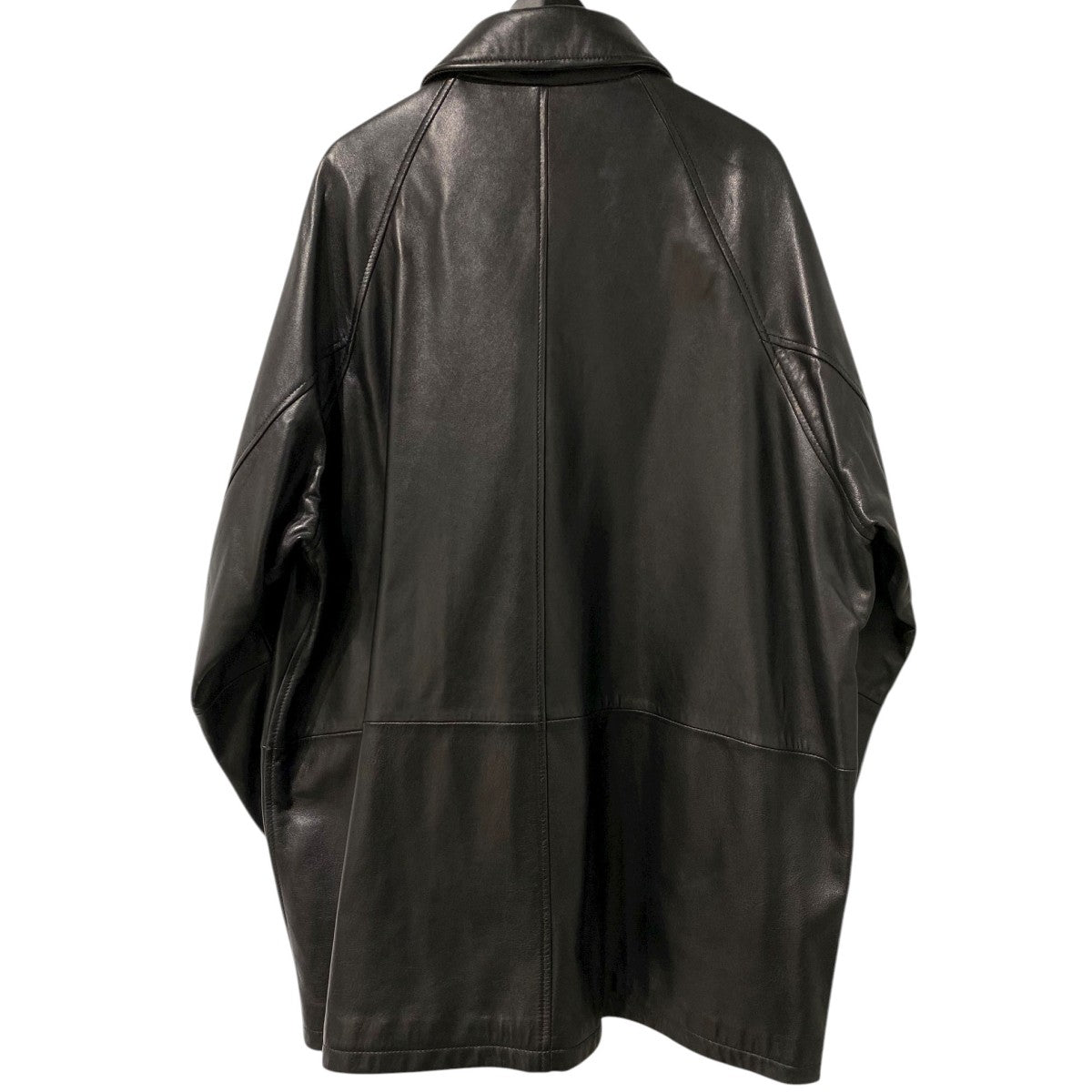 21SS別注Sheep Leather Coverall Shirt Jacketオーバーサイズカバーオールシャツジャケット